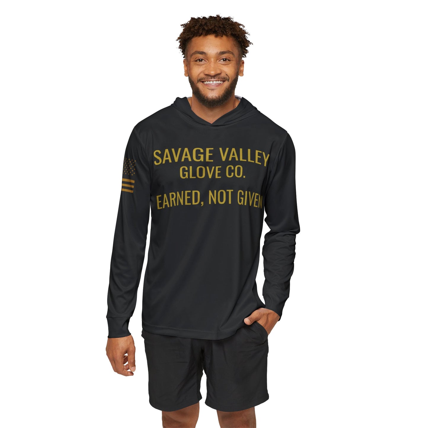 Savage Valley Sports Hoodie - Earned Not Given - Men's Active Wear
